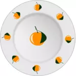 صورة متجهة للوحة نمط برتقالي
