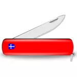 Rød lommekniven