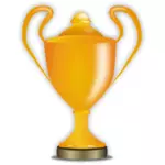 Vektorgrafiken golden Trophy Cup