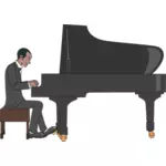 पुरुष पियानोवादक