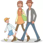 Rodzina spacer