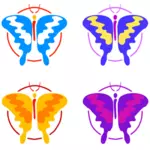Čtyři motýli