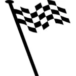 赛车旗帜矢量图形