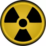 Vektor Klipart jaderného záření symbolu