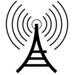 Radyo kulesi vektör görüntü