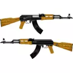 AK 47 -kiväärivektorin kuva
