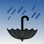 雨水利用傘ベクトル イラスト