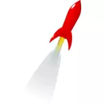 ناقلات قصاصة فنية من صاروخ الكرتون الأحمر أطلقت في الفضاء