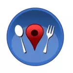 Localización de restaurante mapa