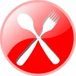 Ресторан знак векторное изображение