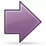 '' Ir '' icono púrpura
