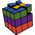 Rubiks kubus vectorillustratie