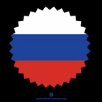 Русский флаг наклейка клип искусства