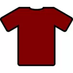 빨간 티셔츠 벡터 그래픽