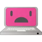 Smutný laptop
