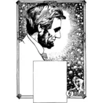 Smutný snímek Abe Lincoln