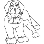 Saint Bernard anjing gambar