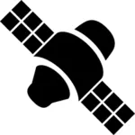 Satelliten-Symbol-Vektor-ClipArt-Grafik