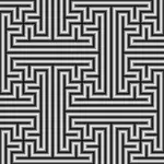 Dekorative kinesiske labyrint