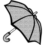 Sivilceli şemsiye hat sanat vektör görüntü