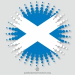 Skotlannin lipun rastisävyvaikutus