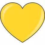 Vektorové ilustrace zlaté srdce