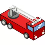 Foc camion urgenţă vector imagine