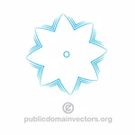 Форме звезды векторных логотипов