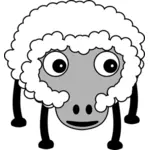 漫画的一只羊