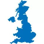 Marea Britanie hartă vectorială imagine