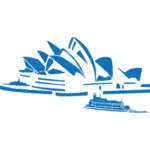Ilustraţia vectorială de Sydney Opera House