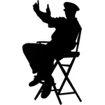 Director en silla