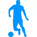 Fotballspiller vektor image