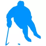 Hockey silhouet