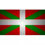 バスクの旗ベクトル