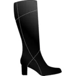 Vektorgrafikk enkel støvler for kvinner