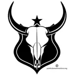 Логотип череп животного