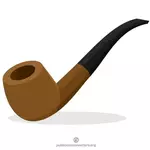 Fumar cachimbo clip-art