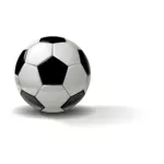 Illustration vectorielle de ballon de soccer photoréalistes