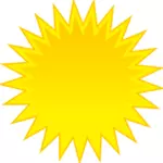 Цветные символ солнечного неба векторные картинки