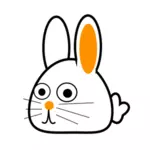Весенний Пасхальный кролик векторное изображение