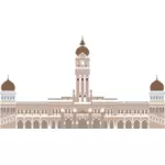 Sultan Abdul Samad Building Vektor-Bild
