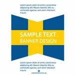 Дизайн страницы со шведским флагом