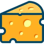 בתמונה וקטורית גבינה שוויצרית