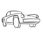 Carro esportivo vector clipart de desenho