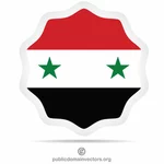 सीरियाई झंडा स्टीकर