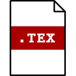 Tex dosya türü bilgisayar simge vektör grafikleri