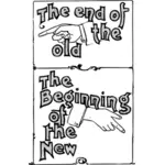 Cartaz de ' o fim do velho '