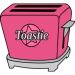 Розовый тостер