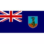 Montserrat vektör çizim bayrağı